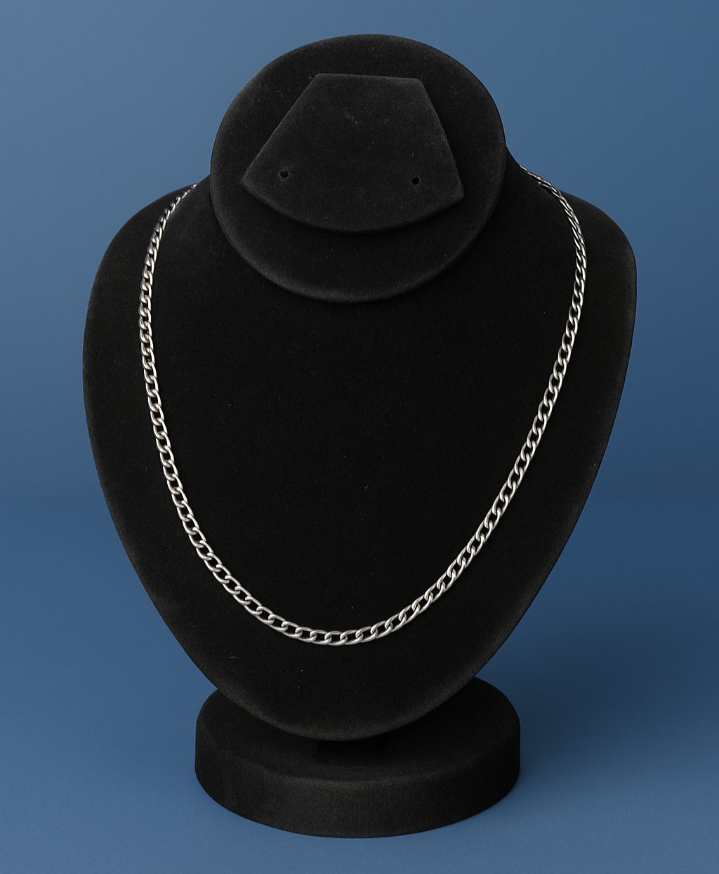 Men’s Classic Stainless Steel Curb Chain Necklace – Bold & Timeless Style